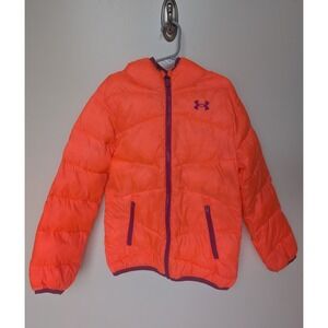 Under Armour Bright pinkish/orange  Neon Coat